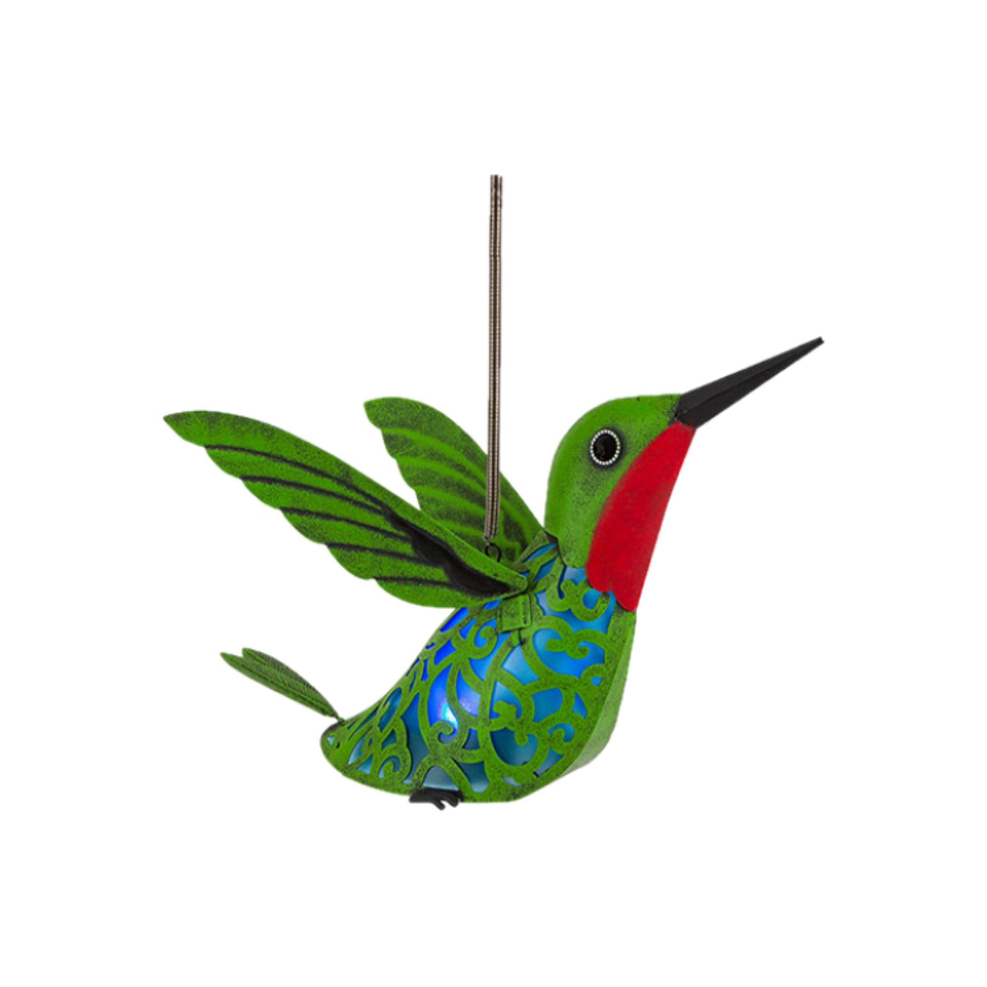Gerson Solar Powered Hummingbird Garden Light, Multi