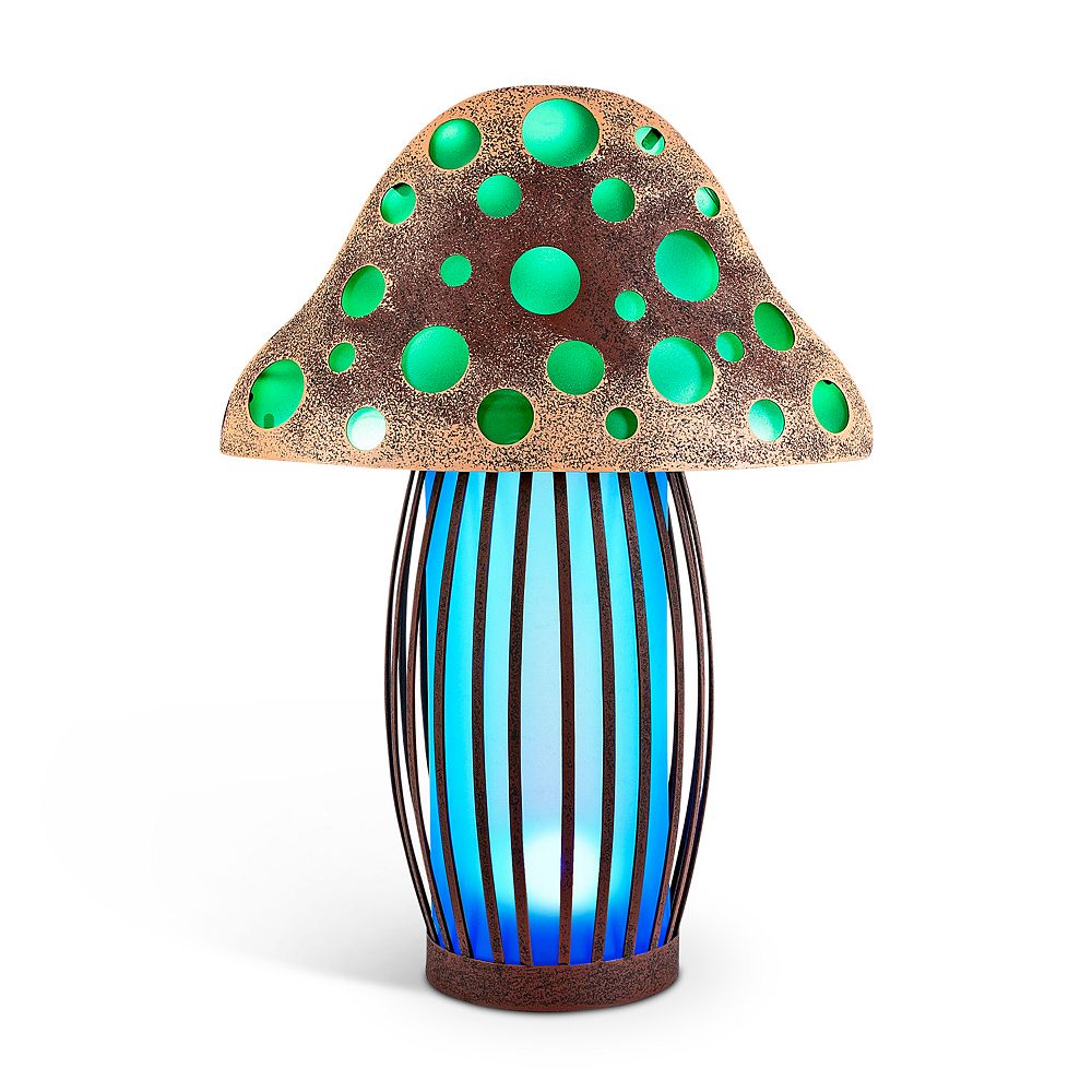 Gerson Solar Powered Mushroom Garden Light