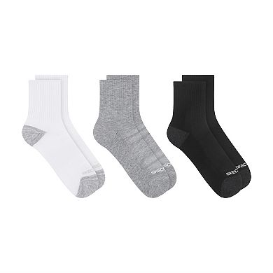 Women's Skechers® 3-pk. Terry Low Crew Socks