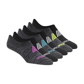 Women's Skechers® 6 pk Non Terry No Show Socks