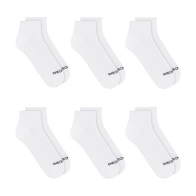 Women's Skechers® 6-pk. Terry Quarter Crew Socks