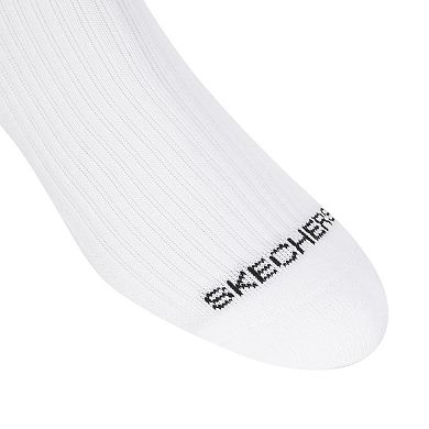 Women's Skechers® 6-pk. Terry Quarter Crew Socks