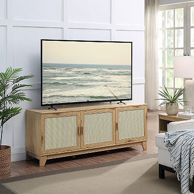 MANHATTAN COMFORT Sheridan Modern Cane TV Stand