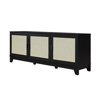 MANHATTAN COMFORT Sheridan Modern Cane TV Stand