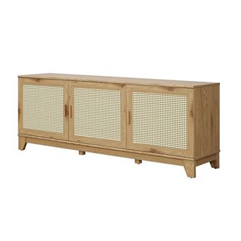 MANHATTAN COMFORT Sheridan Modern Cane TV Stand