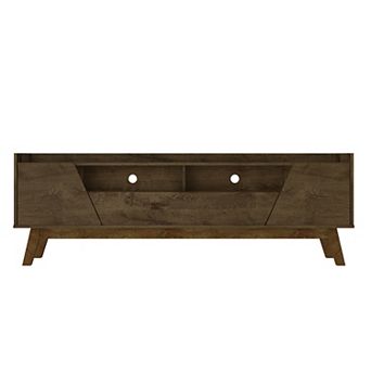 MANHATTAN COMFORT Marcus Solid Wood Mid-Century Modern TV Stand