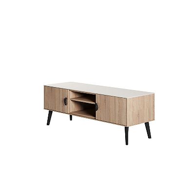 MANHATTAN COMFORT Haley Mid-Century Modern TV Stand