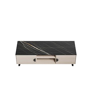 MANHATTAN COMFORT Haley Mid-Century Modern TV Stand