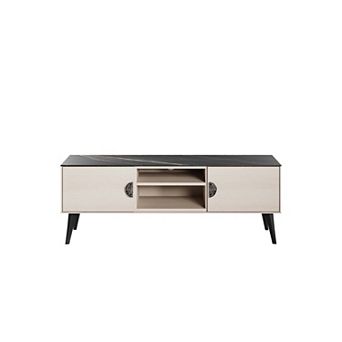 MANHATTAN COMFORT Haley Mid-Century Modern TV Stand