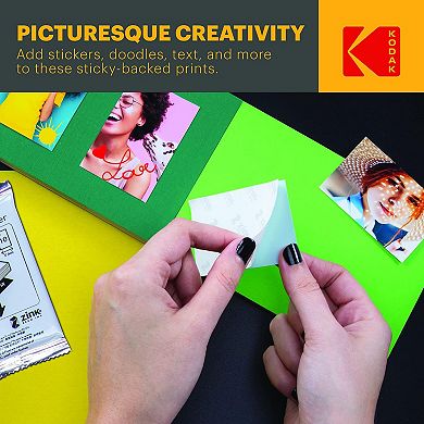 Kodak Zink Photo Paper 2x3"(20 Sheets) Compatible With Printomatic, Smile & Step Cameras & Printers