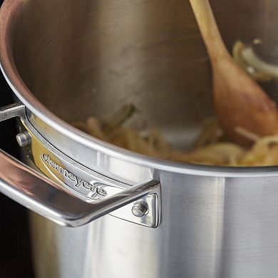 Demeyere Essential 5-ply 8-qt Stainless Steel Stock Pot With Lid