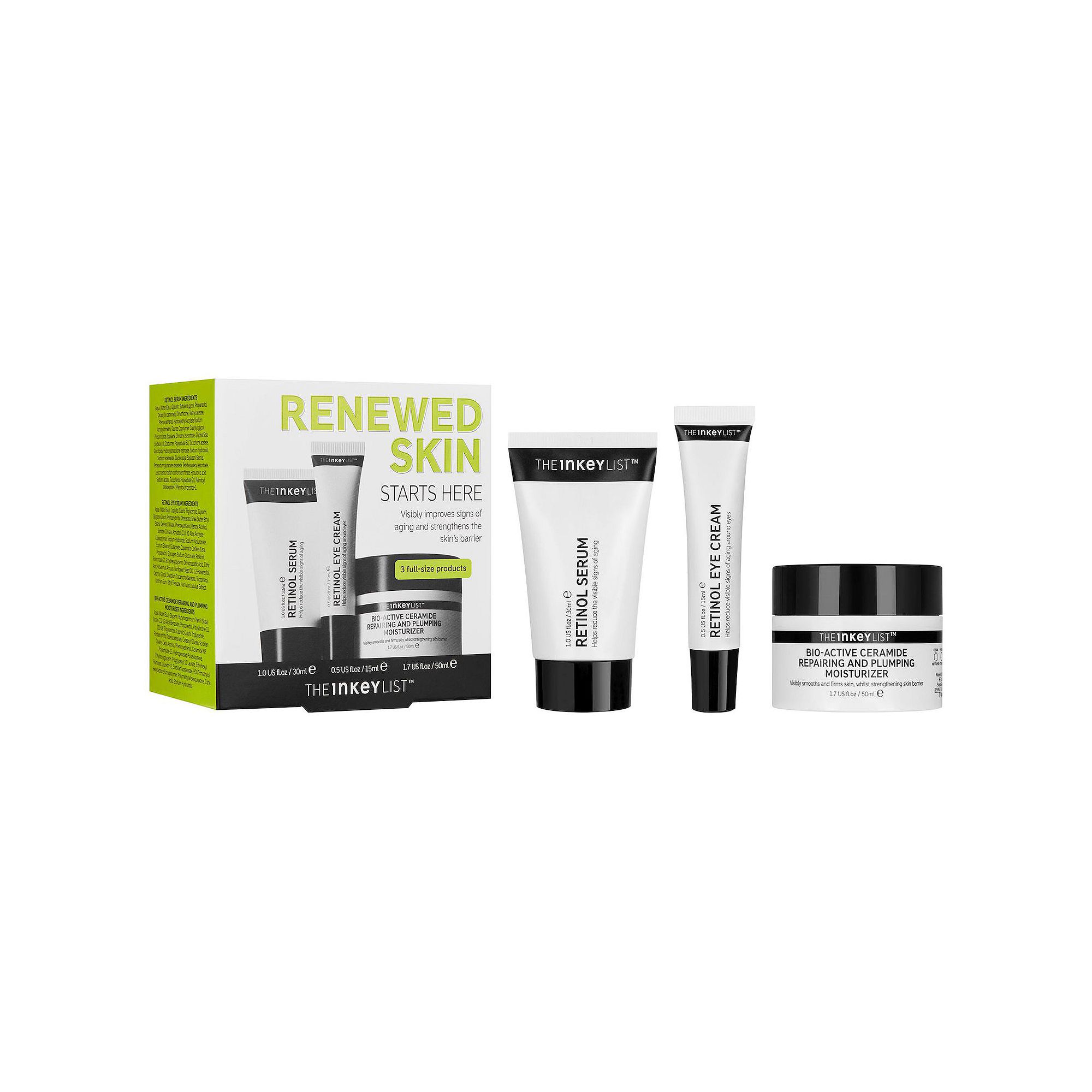 The INKEY List Renewed Skin Starts Here Set, Size: 6.08 FL Oz, None