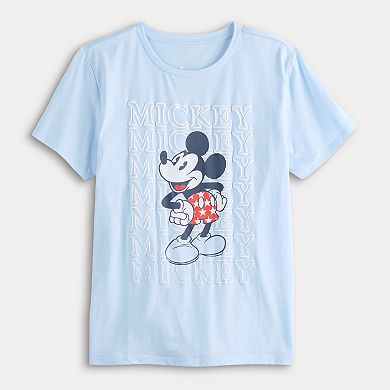 Disney's Mickey Mouse Women's Star Shorts Graphic Tee