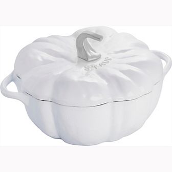Staub Cast Iron 3.5-qt Pumpkin Cocotte With Stainless Steel Knob
