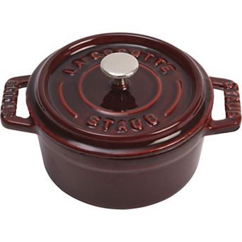 Staub Cast Iron 0.25-qt Mini Round Cocotte