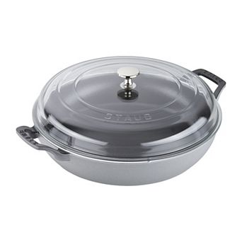 Staub Cast Iron 3.5-qt Braiser With Glass Lid