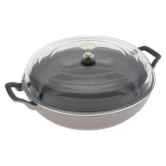 Staub Cast Iron 3.5-qt Braiser With Glass Lid