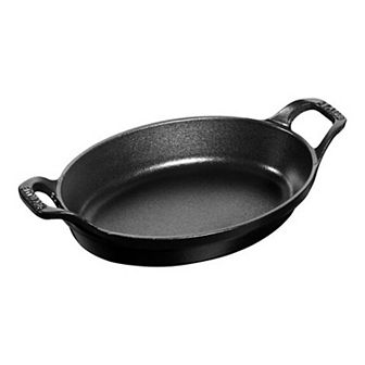 Staub Cast Iron 8-inch X 5.5-inch Oval Gratin Baking Dish