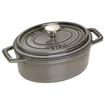 Staub Cast Iron 1-qt Oval Cocotte