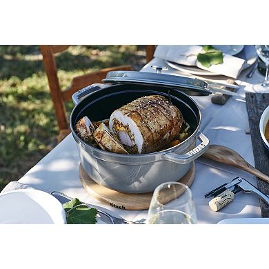 Staub Cast Iron 9-qt Round Cocotte