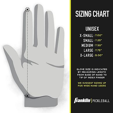 Franklin Sports Leather Right Handed Pickleball Glove