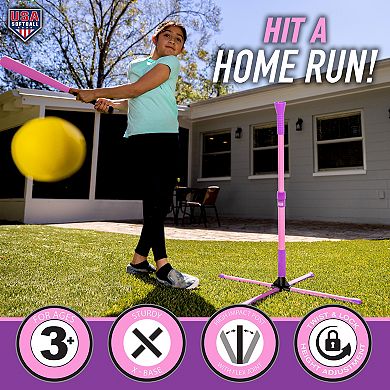 Franklin Sports XT Kids Baseball & Softball Batting Tee Set