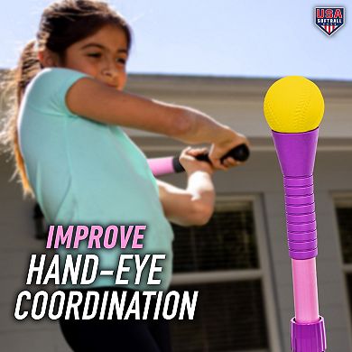 Franklin Sports XT Kids Baseball & Softball Batting Tee Set