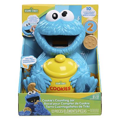 Just Play Sesame Street 12-piece Cookie's Counting Jar