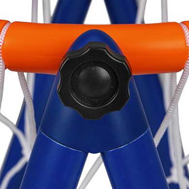 Franklin Sports NERF Floating Pool Basketball Hoop & Football Target Net Set 