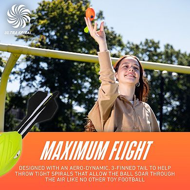 Franklin Sports Nerf Vortex Foam Football Dual Power Pack