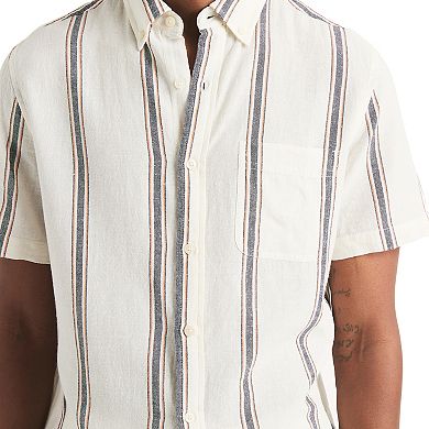 Men's Nautica Regular Fit Short Sleeve Woven Shirt
