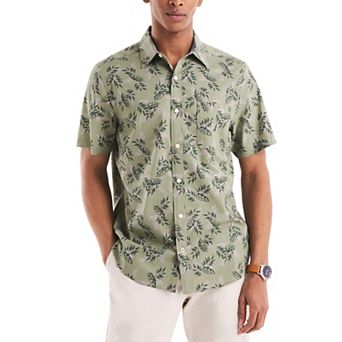 Men's Nautica Regular Fit Short Sleeve Woven Shirt