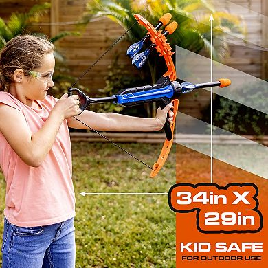 Franklin Sports NERF Rip Rocket Bow & Arrow Blaster Set