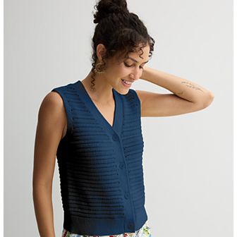 Women's Sonoma Goods For Life® Novelty Button Front Sweater Vest
