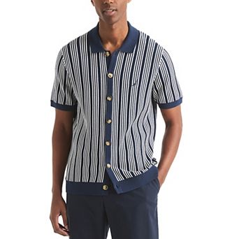 Men's Nautica Striped Sweater Polo