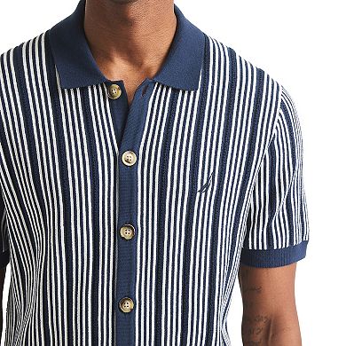 Men's Nautica Striped Sweater Polo
