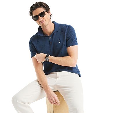 Men's Nautica Patterned Sweater Polo