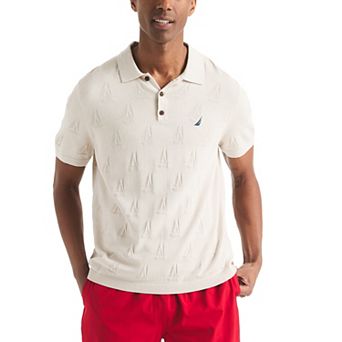 Men's Nautica Patterned Sweater Polo