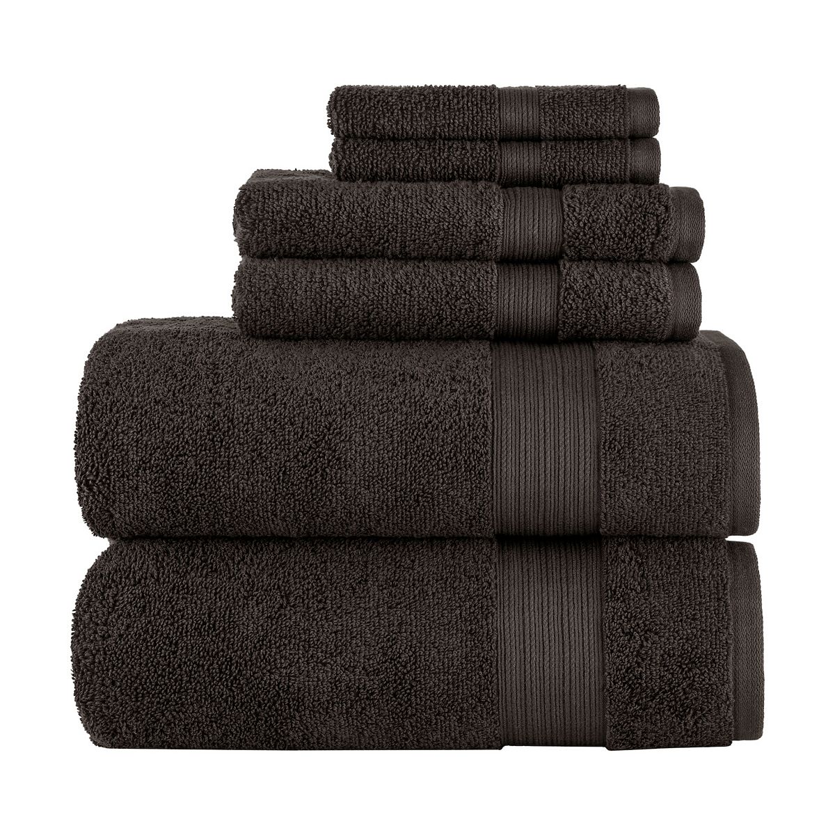Sonoma Goods For Life® 6-Piece Ultimate Hygro Towel Set - Chocolate