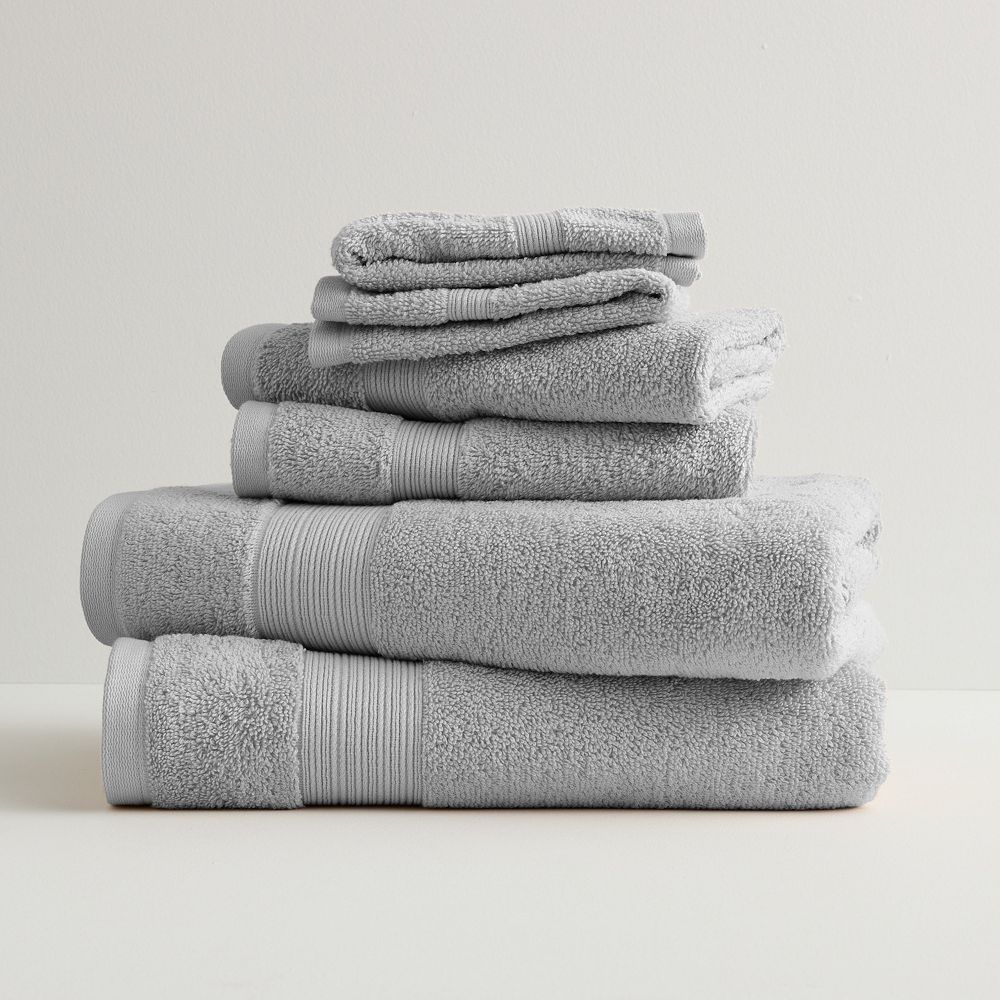Sonoma Goods For Life® 6-Piece Ultimate Hygro Towel Set - Light Gray Abstract