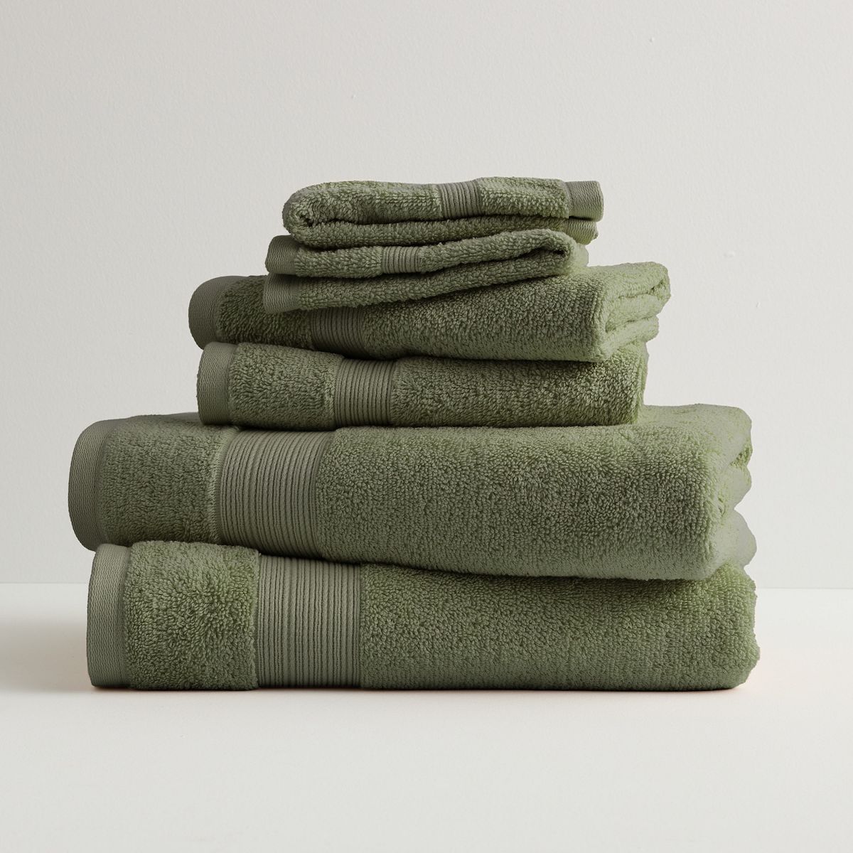 Sonoma Goods For Life® 6-Piece Ultimate Hygro Towel Set - Olive