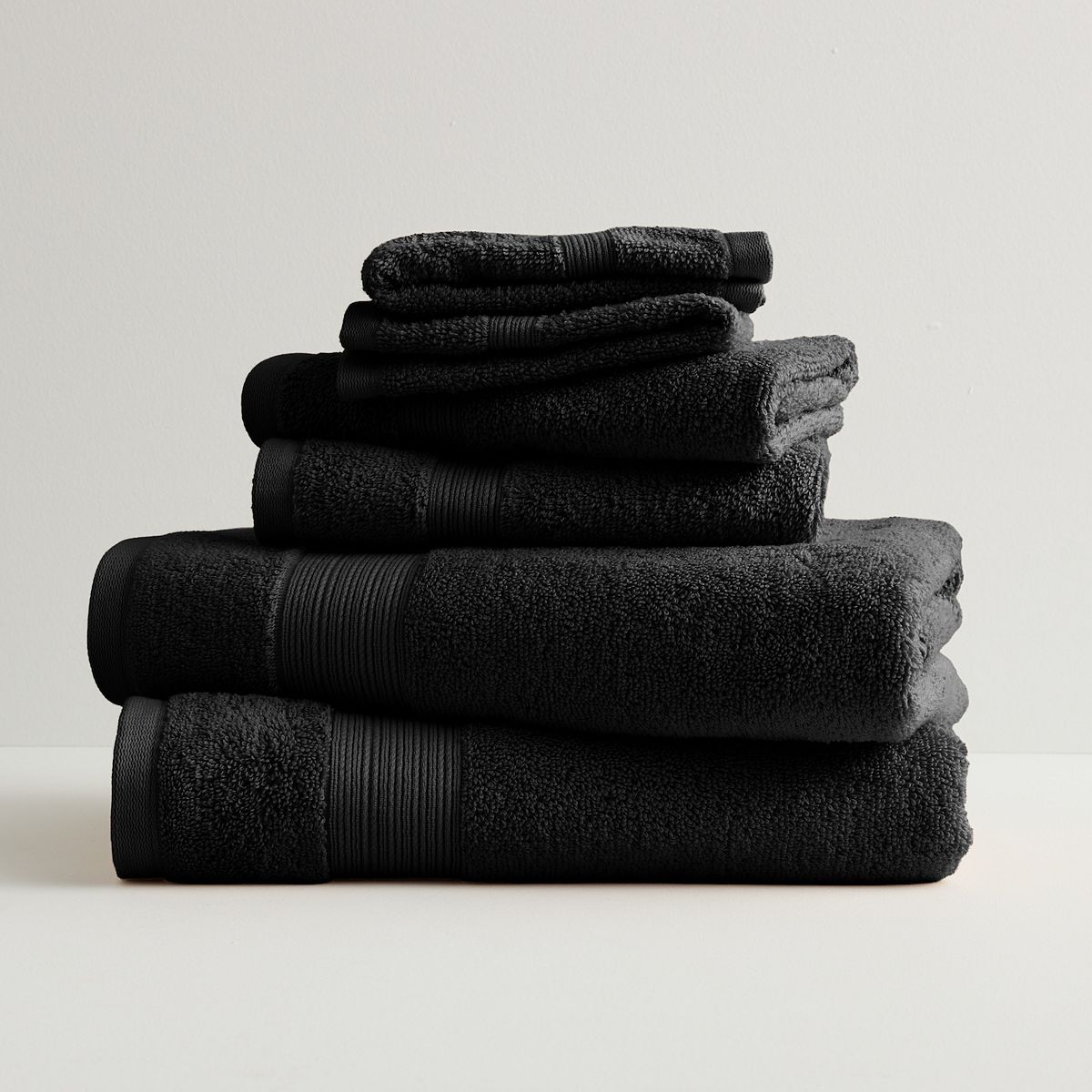 Sonoma Goods For Life® 6-Piece Ultimate Hygro Towel Set - Soft Black