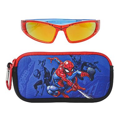 Boys Marvel 2-pc. Spider-Man Sunglasses and Soft Case