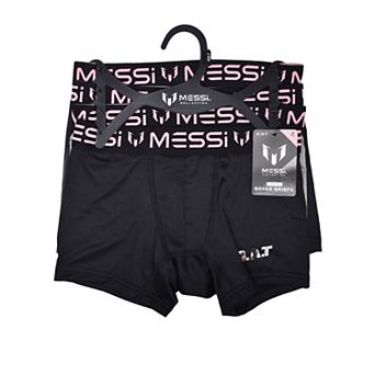 Boys Messi 4-Pack Stretch Boxer Briefs