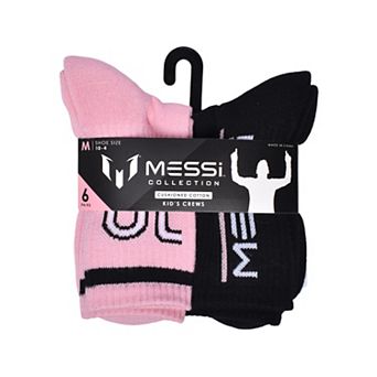 Kids' Messi Collection 6 pk Big 10 Crew Socks