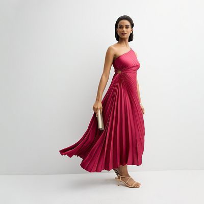 princess polly baby blue dress Asymmetrical One Shoulder Knit Dress