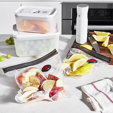 Zwilling Fresh & Save 7-pc Vacuum Sealer Machine Starter Set, Airtight Food Storage Containers