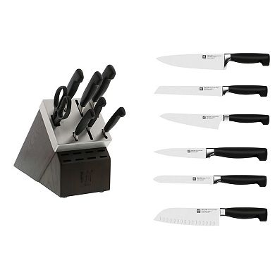Zwilling Four Star 8-pc Self-sharpening Knife Block Set