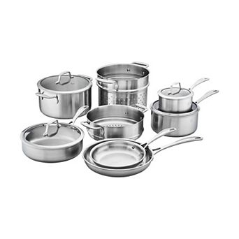 Zwilling Spirit 3-ply 12 pc Stainless Steel Cookware Set