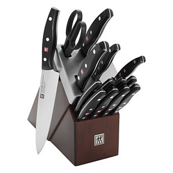 Zwilling Twin Signature 15 pc Self-sharpening Knife Block Set - Brown